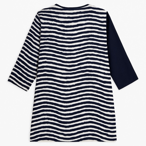 NWT Shiraleah Tunic Beach Coverup Boho Summer Top Resort Navy White Stripes XL - Picture 2 of 6